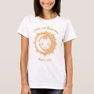 T-shirt Rendez-vous céleste personnalisé Eclipse 