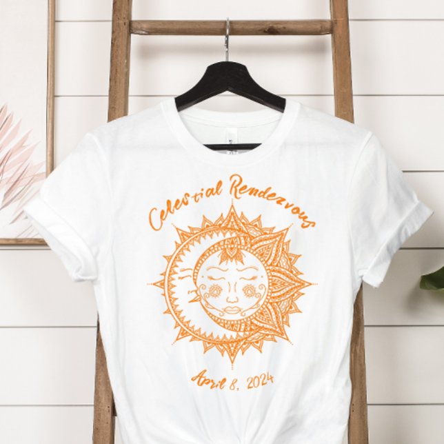 T-shirt Rendez-vous céleste personnalisé Eclipse (Women's solar eclipse t-shirt
)