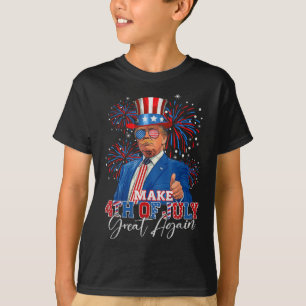 T-shirt Rendre 4 juillet grand encore Feu patriotique
