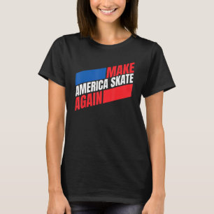T-shirt Rendre à l'Amérique le patinage Hommes Skateboard