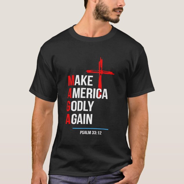 T-shirt Rendre à l'Amérique sa grandeur Trump Inaguration  (Devant)