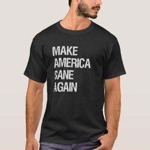 T-shirt Rendre à l'Amérique sa virage Chemise rouge