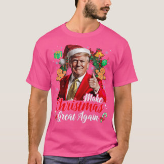 T-shirt Rendre à Noël sa grandeur Père Noël Trump