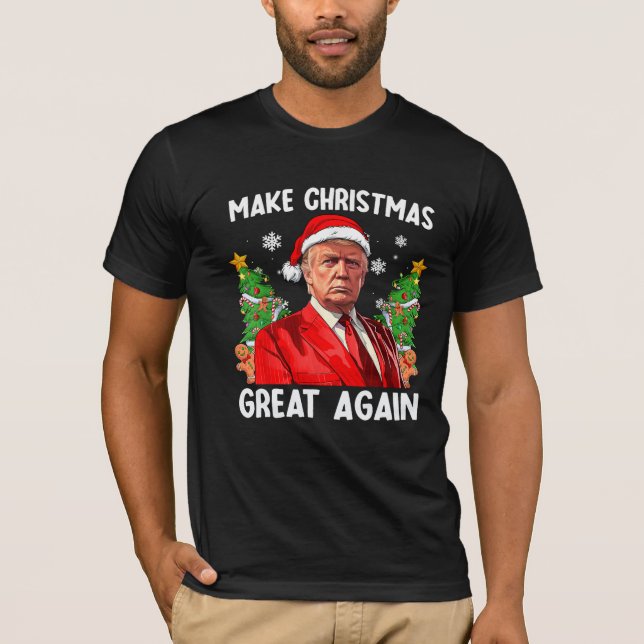 T-shirt Rendre à Noël sa grandeur Trump Tee (Devant)