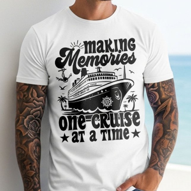 T-shirt Rendre des souvenirs Un couple de croisières de cr (Créateur téléchargé)