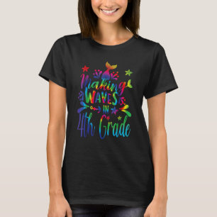 T-shirt Rendre Des Vagues De Sirène De 4E Année À L'École 