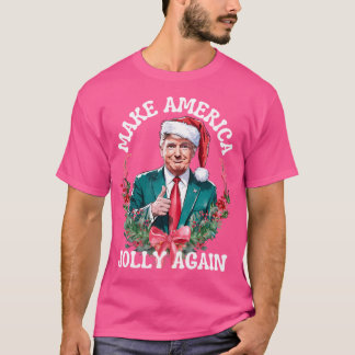 T-shirt Rendre Jolly à l'Amérique Noël Trump
