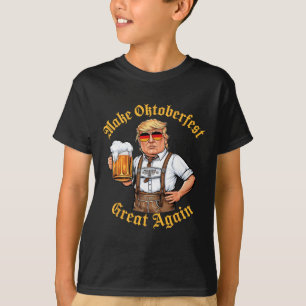 T-shirt Rendre la bière plus drôle amusante Trump Boire de