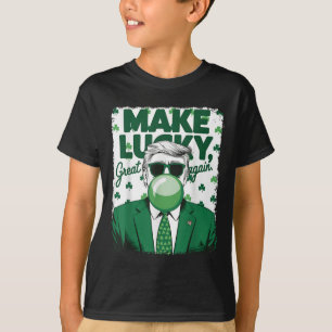 T-shirt Rendre la chance grande à nouveau Trump bulle Gum