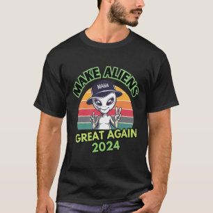T-shirt Rendre la grandeur des Aliens à nouveau drôle Mega