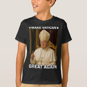 T-shirt Rendre la grandeur du Vatican au pape Trump à un p