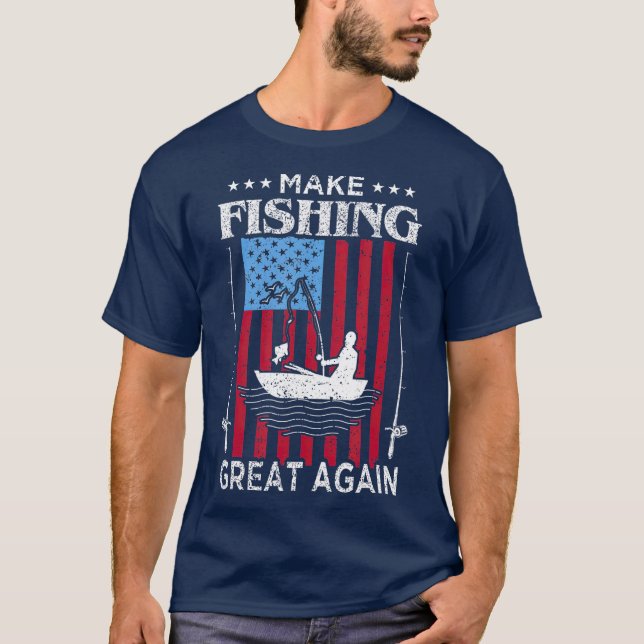 T-shirt Rendre la pêche plus agréable (Devant)