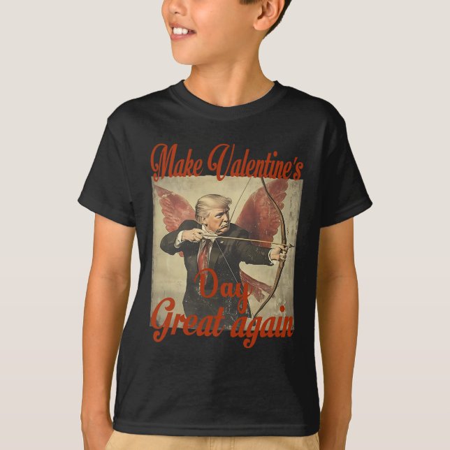 T-shirt Rendre la Saint-Valentin à nouveau formidable Trum (Devant)