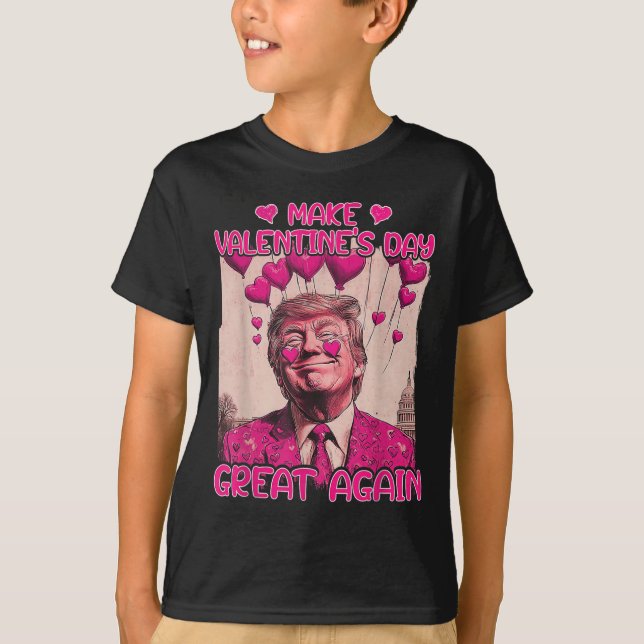 T-shirt Rendre la Saint-Valentin plus grande encore drôle  (Devant)