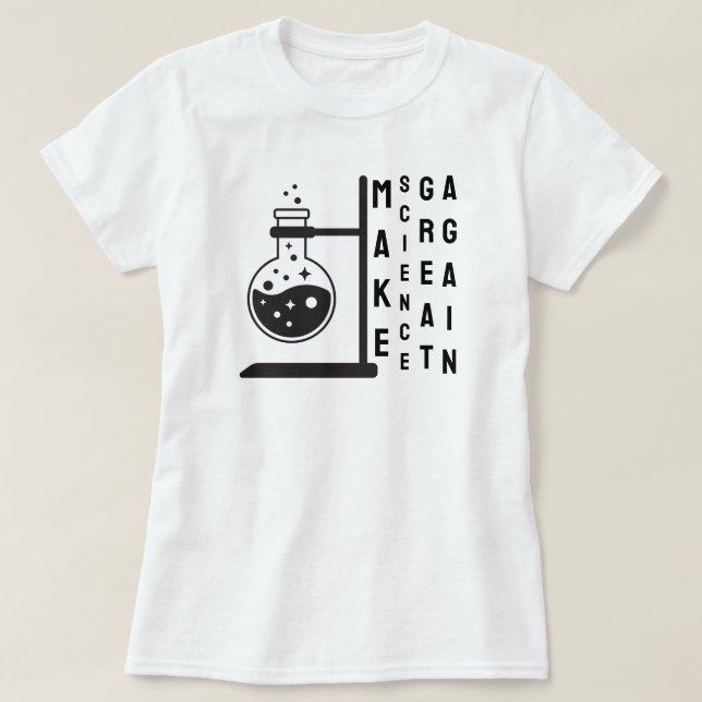 T-shirt Rendre la science (Design devant)