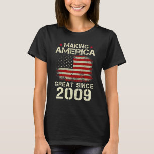 T-shirt Rendre l'Amérique grande depuis 2009 Vintage 13ème