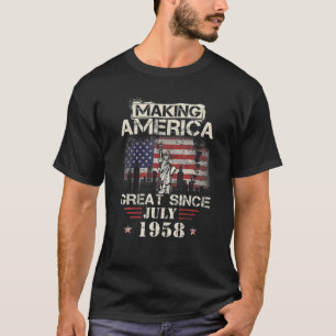 T-shirt Rendre l'Amérique grande depuis juillet 1958 63E 