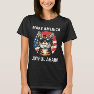 T-shirt Rendre l'Amérique Joyeuse à nouveau Chat Lady 2024