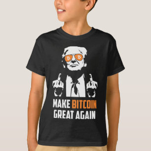 T-shirt Rendre le Bitcoin grand à nouveau amusant Maga Pro