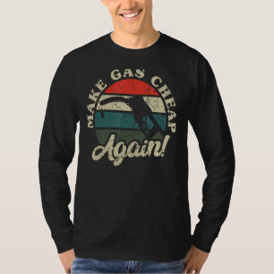 T-shirt Rendre le gaz bon marché Pump Pump Vintage Sunset