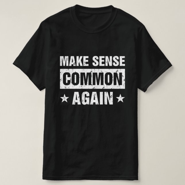 T-shirt Rendre le sens commun (Design devant)
