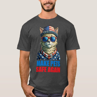 T-shirt rendre les animaux de compagnie sûrs à nouveaufunn