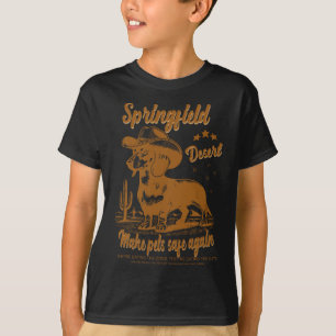 T-shirt Rendre les animaux en sécurité Cowboy Dachshund Ch