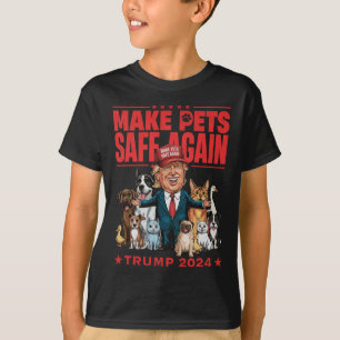 T-shirt Rendre les animaux en sécurité Trump 2024 Sauver n