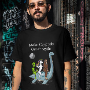 T-shirt Rendre les Cryptides grand à nouveau l'Alien Unico