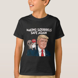 T-shirt Rendre les écureuils sûrs à nouveau Trump 2024
