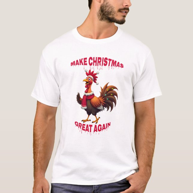 T-shirt Rendre Noël super (Devant)
