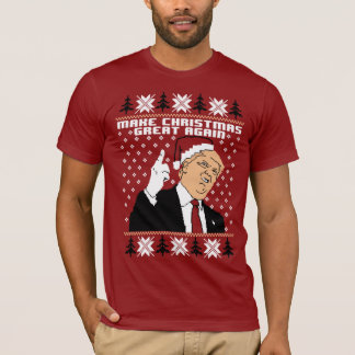 T-shirt Rendre Noël super SpéciaTrump Parody Funy