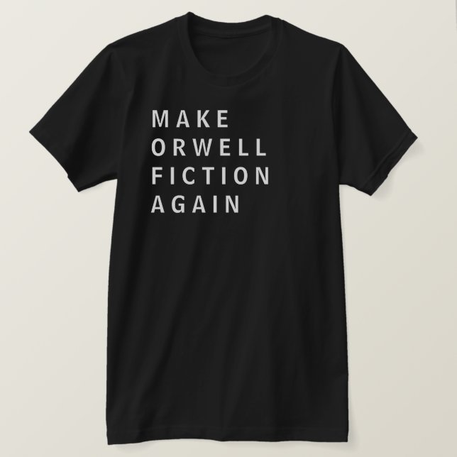 T-shirt Rendre Orwell-Fiction (Design devant)