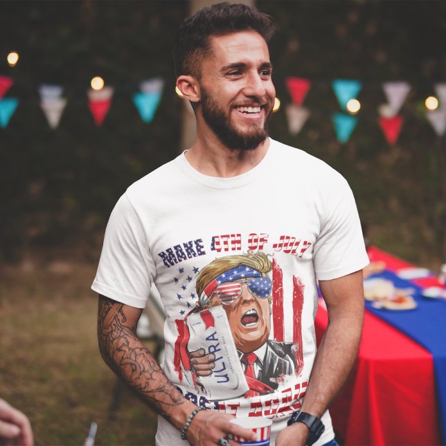 T-shirt Rendre sa grandeur 4 juillet -T-shirt homme (This classic heavyweight T shirt is perfect for the man who wants to make a bold statement.)