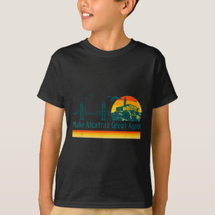 T-shirt Rendre sa grandeur à Alcatraz drôle Trump Alcatraz