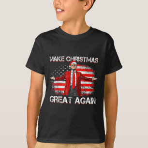 T-shirt Rendre sa grandeur Père Noël amusant Trump Xmas Pa