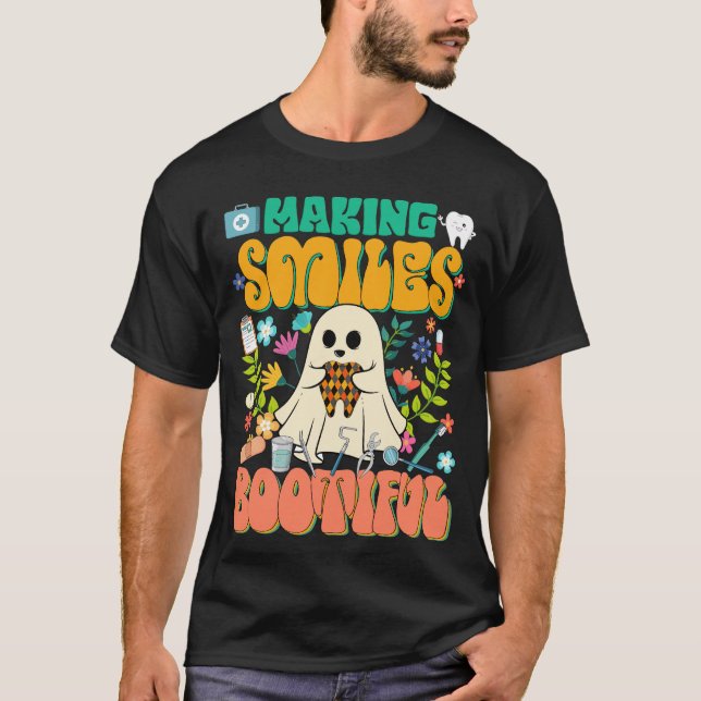 T-shirt Rendre souriants Botitieux Joli Halloween Dentaire