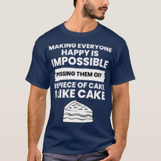 T-shirt Rendre Tout Le Monde Heureux Est Impossible Jersey