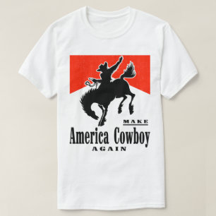 T-shirt Rendre une nouvelle chemise à l'Amérique Cowboy
