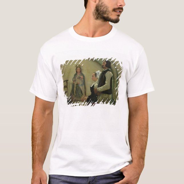 T-shirt Rendre visite à la Vierge de Benodet, 1898 (Devant)