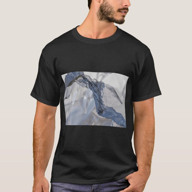 T-shirt Rendu d'art 4K Abstrait (Devant)