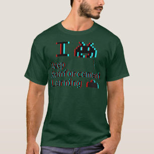 T-shirt Renforcement profond du coeur apprentissage 3D 8bi