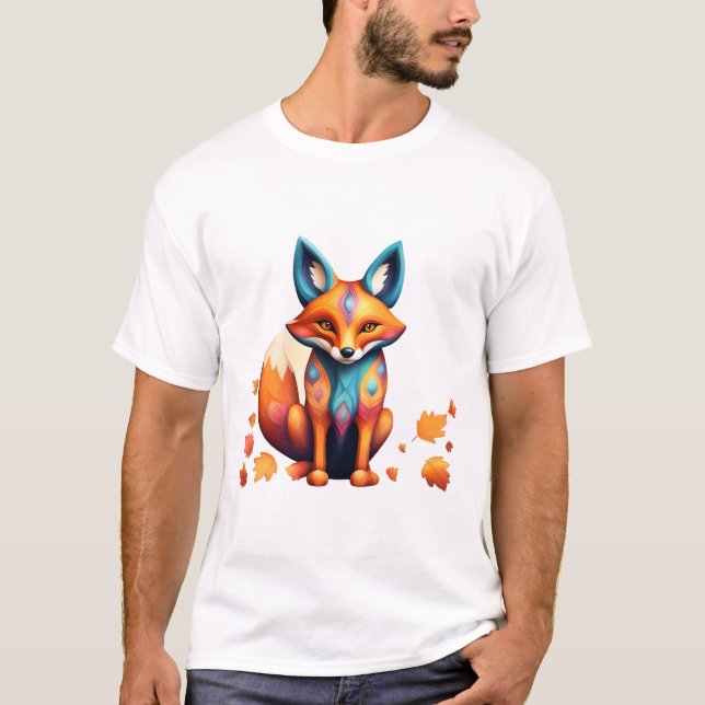 T-shirt Renne d'automne Alebrije (Devant)