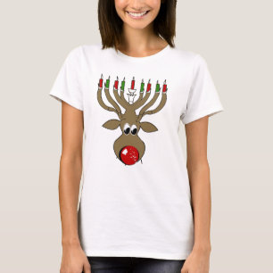 T-shirt Renne de Hanoukka - .png