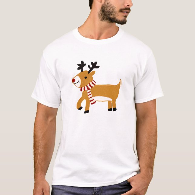 T-shirt Renne de Noël (Devant)