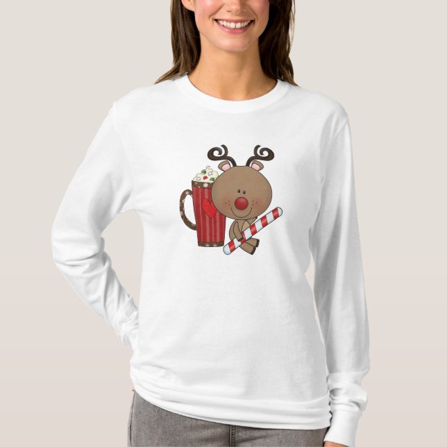 T-shirt Renne de Rudy avec du cacao (Devant)