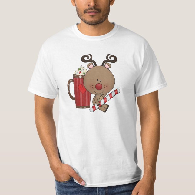 T-shirt Renne de Rudy avec du cacao (Devant)
