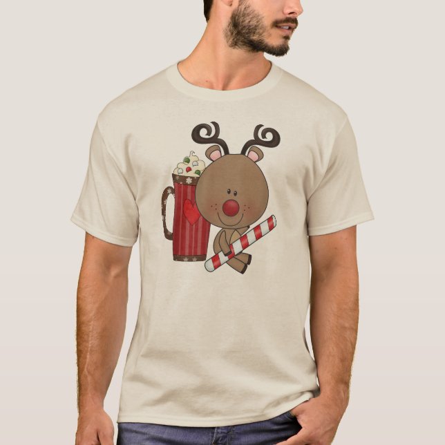 T-shirt Renne de Rudy avec du cacao (Devant)