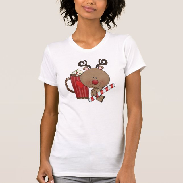 T-shirt Renne de Rudy avec du cacao (Devant)
