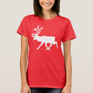T-shirt Rennes blanches / Silhouette caribou